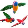 Il pappagallo gonfiabile fa esplodere simpatici uccelli pappagallo volante realistici si gonfia per