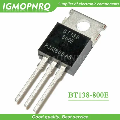 10PCS BT138-800E TO220 BT138-800 TO-220 BT138 138-800E neu und original Image