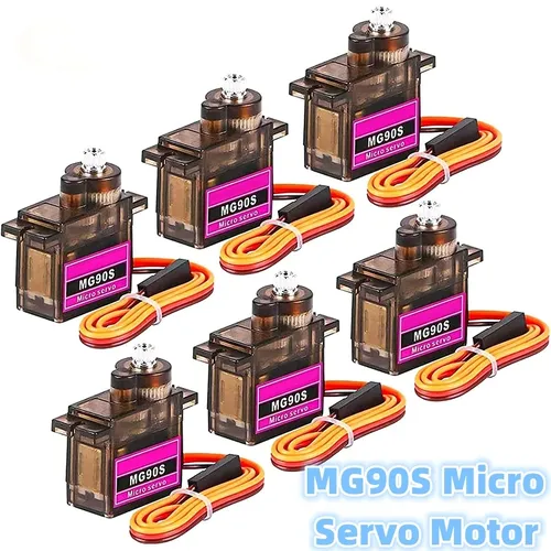 1 ~ 20pcs mg90s Mikros ervo 9g Servomotor Metall getriebe Mikro-Servomotor RC Servomotor