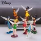 Disney 7 stücke Tinkerbell Blume Fee Fee Elf Prinzessin PVC Anime Action figur Mini Modell Figur