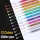 12 teile/satz Gel Pen Set Glitter Gel Stifte für Schul büro Erwachsenen Malbuch Journal Zeichnung