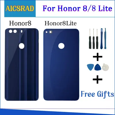 Für Huawei Honor 8 Lite Zurück Glas Batterie Abdeckung Für Honor 8 Lite Zurück Glas Abdeckung Für