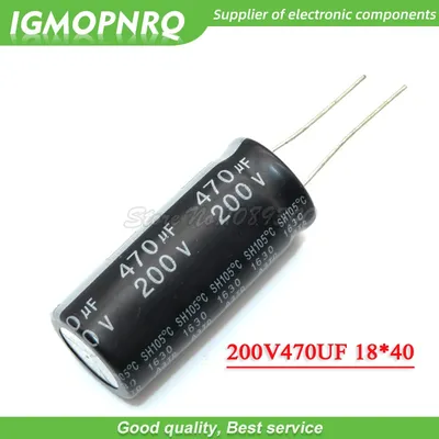 5 Stück Elektrolytkondensator 200V470UF 18*40 Volumen 470UF 200V 18*40MM 200V470UF Image