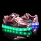 Mädchen Schuhe leuchtend leuchtende Turnschuhe schwarz rosa LED Licht Schuhe Jungen Mädchen Kinder