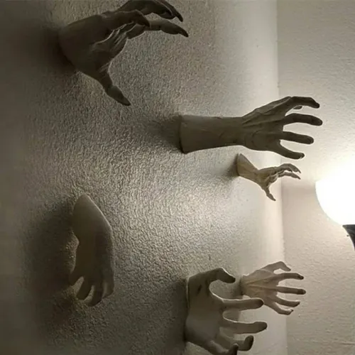 Gruselig erreichende Hände Wand dekoration von Addams Familie gruselig gruselige Wand dekoration