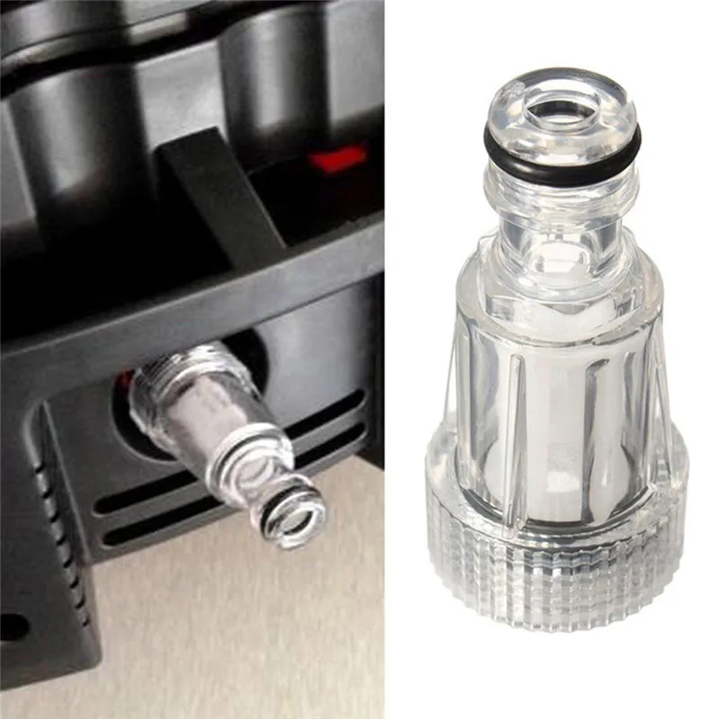 1pc tragbare Hochdruck-Auto waschmaschine Wasser einlass filter Nippel anschluss 6-Punkt-Schnittstelle neu