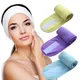 Verstellbares Kopfband breites Haarband Yoga Spa Bad Dusche Make-up Wasch gesicht kosmetisches
