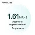 Reven Jate MR-8 Digitale Freeform Progressive Rezept Getönt Linsen Asphärische Optische Linsen UV400