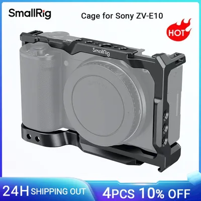 Small rig für Sony ZV-E10 käfig mit eingebauter Schnell wechsel platte für Arca-Swiss und Cold Schuh für Sony ZV-E10 Kamera tasche-3531b