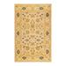 Overton Hand Knotted Wool Vintage Inspired Modern Contemporary Eclectic Ivory Area Rug - 4' 1" x 6' 5"