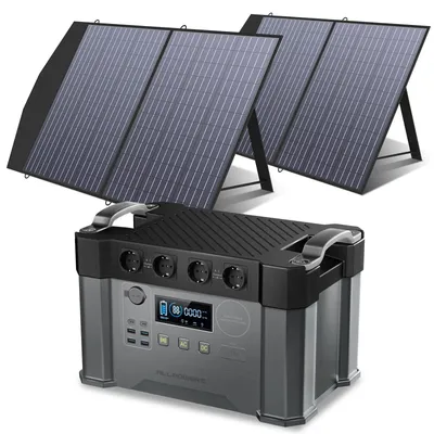 ALLPOWERS Solar Generator 2000W Batterie Ladegerät 110V/230V Reine Sinus Welle AC Steckdose Mit 2 ×