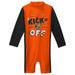 Toddler Orange Cincinnati Bengals Wave Runner Long Sleeve Wetsuit