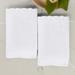 Superior Rolla Cotton Geometric Jacquard Plush Soft Bath Sheet Set of 2