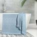 Superior Rolla Cotton Geometric Jacquard Plush Soft Bath Sheet Set of 2