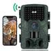 Trail Camera Wifi 4K 48MP Ultra High Definition Game Cameras with Night Vision Motion Activated 120Â°Wide Camera Lens IP66 Waterproof Deer Cameras That Send Pictures to Phone(64GB Memory Card)
