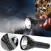 Taylongift Christmas Valentine s Day LED Torch 100000 Lumens High Power Super Bright Powerful Flashlight USB Rechargeable 5 Modes Military Torch Light Outdoor Searchlight With Rechargeable Battery