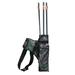 Short Type Arrow Quiver Cylinder Bow Arrow Single Waist Bag 3 Pipes Large Capacity Holder Carry Pouch for Outdoor Hunting Archery - No Arrows (Camouflage)
