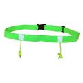 funtasica Running Triathlon Cycling Number Belt Reflective Waist Pack Bib Holder Day Belt Race Running Belt for Adult Outdoor Sports Green