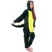 Nituyy Women Men Animal Costume Jumpsuit Long Sleeve Plush Pajamas Button Down Romper Cosplay Outfit