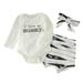 Wiueurtly Designer Kids Clothes Baby Boys Girls Clothes Set Halloween Letter Romper Tops Shorts Pants With Headband 3PCS Outfits