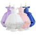 Esaierr 4-12Y Kids Girls Princess Dress Birthday Dresses for Girls Tutu Dress Toddlers Girl s Formal Bridesmaid Dress Party Flower Girlevening Toddlers Piano Performance Suit