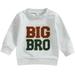 Big Brother Little Brother Matching Outfits Big Bro/Little Bro Sweatshirt Pants Newborn/Toddler baby boy Fall/Winter Outfits