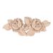 Rose Carving Wooden Chips Creative Wood Crafts Decorative Wooden Pieces