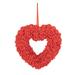 TERGAYEE Valentine s Day Wreath for Front Door Artificial Floral Rose Artificial Garland Door Wreath for Home Wedding Valentine s Day Decoration Valentine s Day Love Garland Wall Hanging Sign