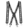 Snickers Elastic Braces - Black/Grey