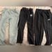 Nike Bottoms | 3 Piece Bundle Size L Nike (2) Underarmour (1) Girls Sweatpants | Color: Black/Blue | Size: Lg