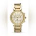 Michael Kors Accessories | Authentic Michael Kors Gold Plated Chronograph Watch | Color: Gold | Size: Os