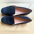 J. Crew Shoes | J. Crew Suede Loafers - Black, Size 7 | Color: Black | Size: 7