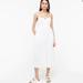 J. Crew Dresses | Jcrew Smocked Waist Pleated Dress | Color: White | Size: 6