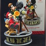 Disney Holiday | Disney Lights! Camera! Action! Mickey & Goofy Magic Light & Sound Tree Ornament | Color: Silver | Size: Os