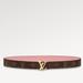 Louis Vuitton Accessories | Calfskin Monogram 30mm Lv Initiales Reversible Belt 90 36 Rose Ballerine | Color: Brown/Pink | Size: 80mm