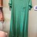Lularoe Dresses | Like New Lularoe Carly Dress | Color: Green | Size: M