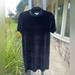 Madewell Dresses | Madewell Black Velvet Dress Size Large | Color: Black | Size: L