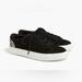 J. Crew Shoes | Jcrew Road Trip Faux-Suede Sneakers With Snake Trim 10.5 | Color: Black/Gray | Size: 10.5
