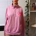 Pink Victoria's Secret Tops | Euc Pink Victoria's Secret Sweatshirt Kanga Pockets Women Sm Pink/Hot Pink Ltrs | Color: Pink | Size: S