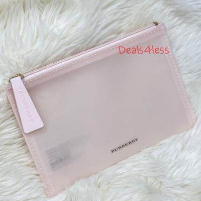 Burberry Bags | Burberry Pouch Makeup Bag Organizer Travel New | Color: Pink | Size: Os