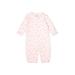Child of Mine by Carter's Long Sleeve Outfit: Pink Floral Motif Bottoms - Size 0-3 Month