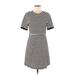 Derek Lam Collective Casual Dress - Mini: Ivory Stripes Dresses - Women's Size 44