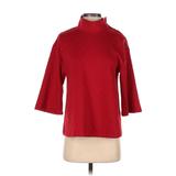 Sunday in Brooklyn Pullover Sweater: Red Tops - Women's Size Small