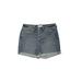 Sonoma Goods for Life Denim Shorts: Blue Print Bottoms - Women's Size 10 - Dark Wash