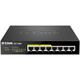 D-Link DGS-1008P 8-Port Gigabit Unmanaged Desktop PoE Switch, 80W Power Budget, Metal, Fanless