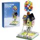 ReallyPow Building Blocks House, Balloon House with Anti-Gravity Effect, Modular House Compatible with Lego Creator - 555 Pieces