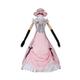 Ciel Phantomhive Cosplay Costume Anime Aldult Pink Princess Dress Halloween Party,Pink-S