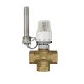 cjcaijun Control Valve 30-70 Degree Control Floor Heating System Thermostatic Radiator Valve M30*1.5 Three Way Valve Solenoid valve (Specification : Actuator)