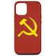 Hülle für iPhone 15 Pro Hammer und Sichel Telefonkasten UdSSR Kommunistisches Sowjetrußland