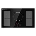 AMZCHEF Pro 36" Induction 5 Burner Cooktop w/ Dual Size Power Burner in Black | 2.95 H x 20.47 W x 35.43 D in | Wayfair PP036-SK-10W8IHA3F6T3-DCL